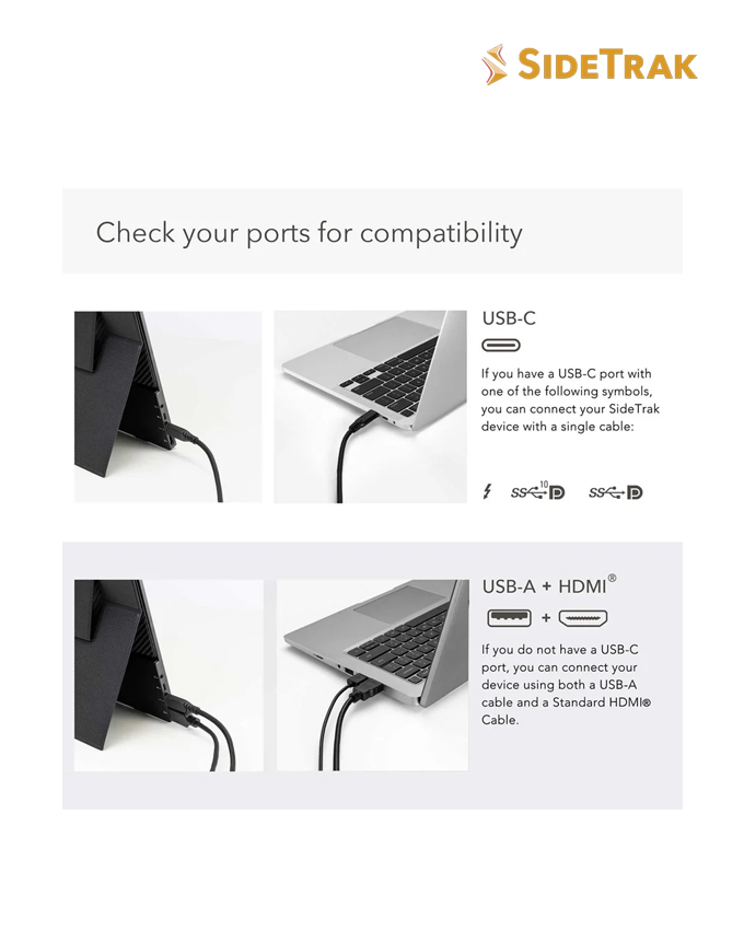 SideTrak SOLO 4K Monitor 15.6”